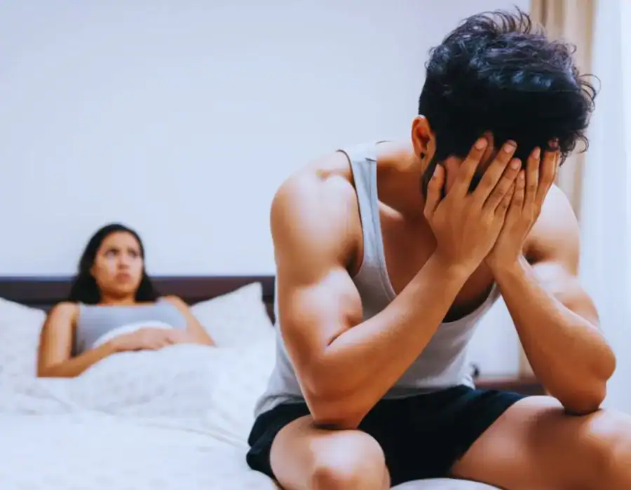 Image of upset man in need of erectile dysfunction treatment Wincanton
